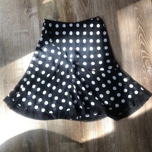 Polka dot skirt